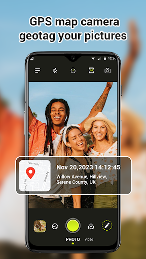 Time Stamp Camera with GPS Screen 2