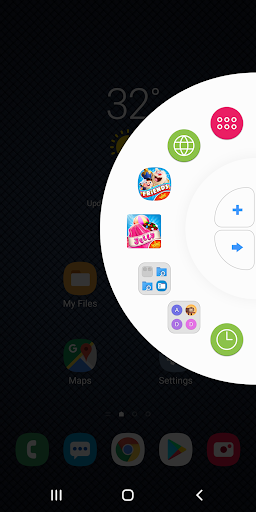 Galaxy - Wheel Launcher Theme