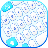 Cool blue keyboard icon