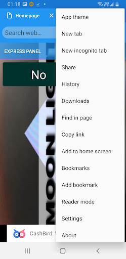 Moon Light Browser Screen 3