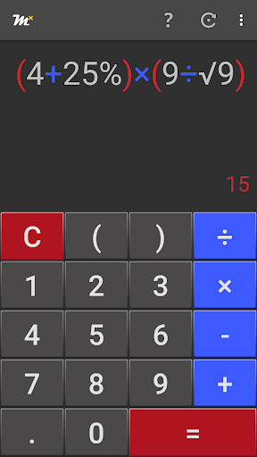 Calculator Mx - Colored Theme Screen 3