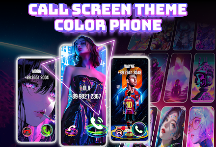 Call Screen Theme: Color Phone Unknown