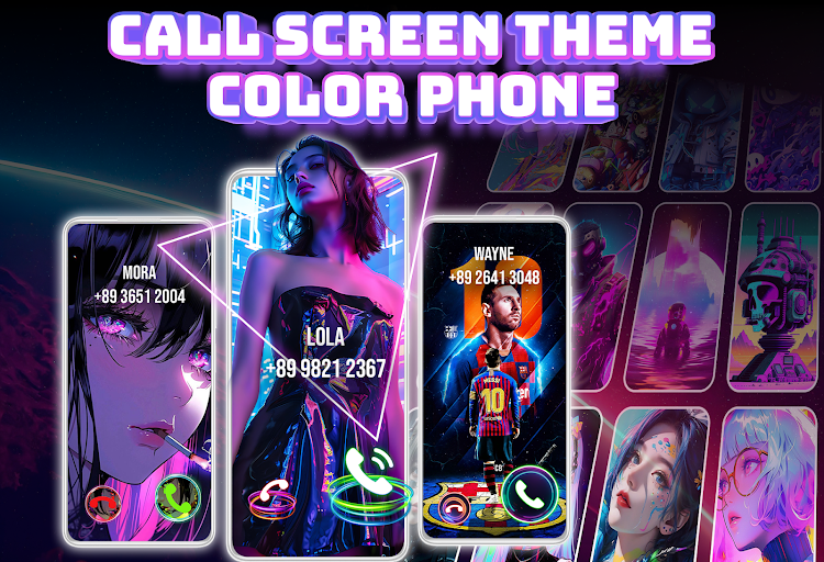 Call Screen Theme: Color Phone - 21 - (Android)