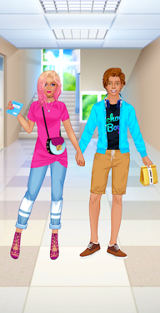 高校のカップル着せ替えゲーム：女の子と男の子のおすすめ画像5