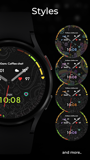 TVV Analog Art Watch Face screenshot 1