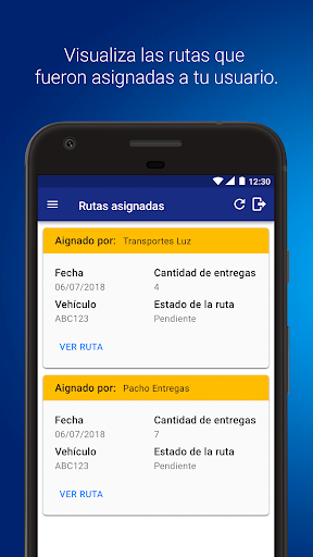 Control Entregas Screen 2