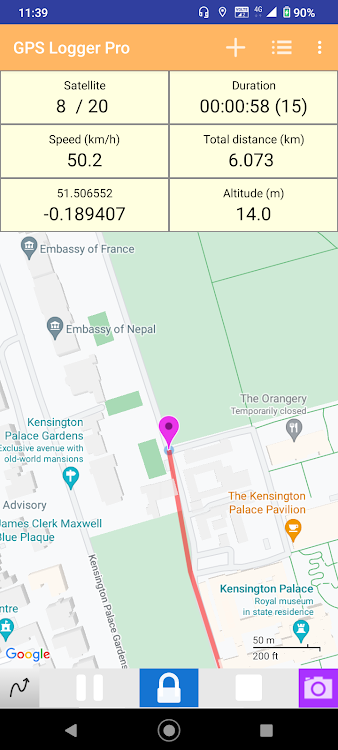 GPS Logger Pro - 4.4.95 - (Android)