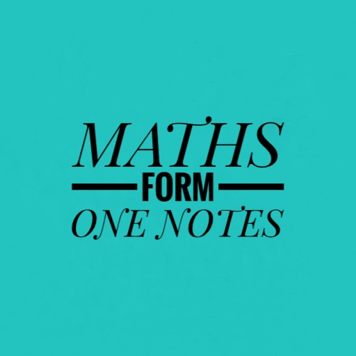 Mathematics: form one notes logo