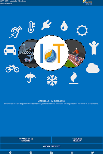 Android application SSVI-IOT INTERLIGHT/ El Cuervo screenshort