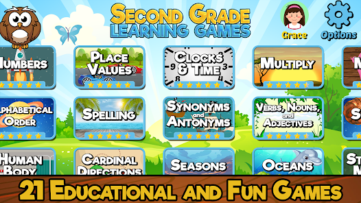 Second Grade Learning Games - Apps on Google Play