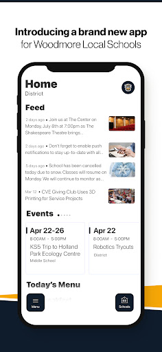 Android application Woodmore Local Schools screenshort