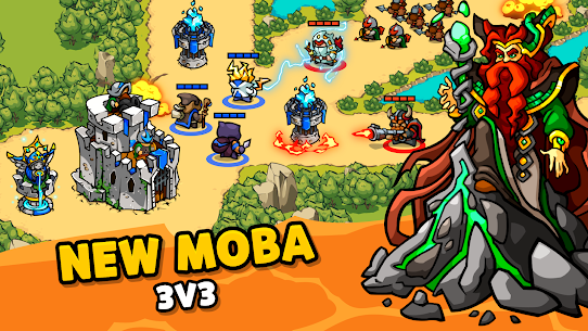 Rushlands MOD APK –epic MOBA war (Free Shopping) Download 7