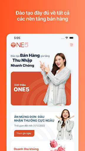 Android application One5 screenshort