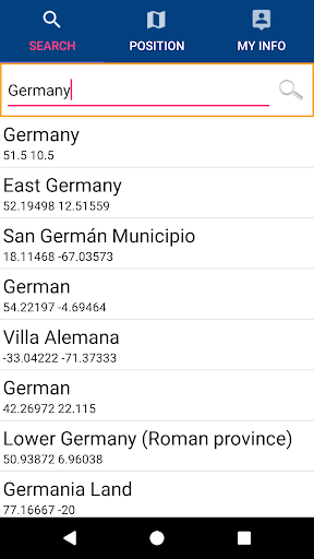 Germany GPS Map Navigator Screen 2