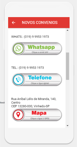 Android application App Servidores de Vinhedo screenshort