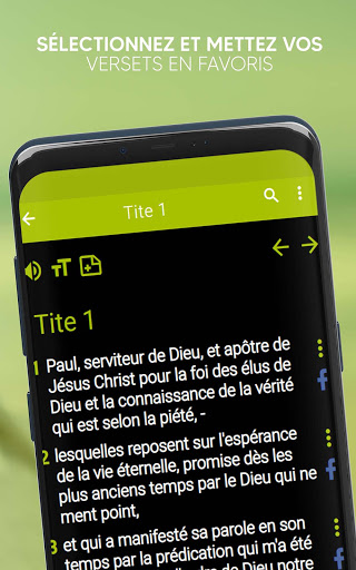 Screenshot of Nouveau Testament en français