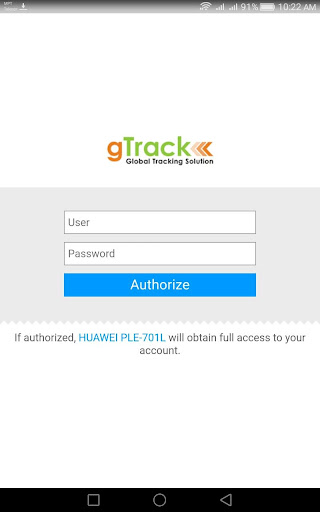gTrack Screen 2