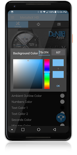 MetalleX HD Watch Face