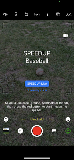 Android application SPEEDUP Baseball screenshort