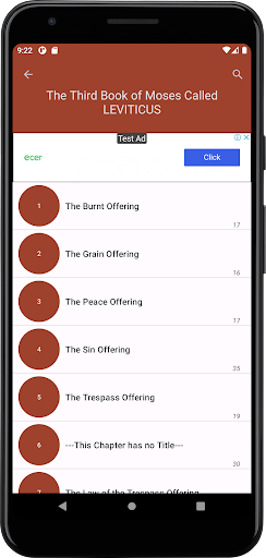 Android application NKJV Bible screenshort