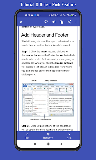 Learn MS Word Offline Screen 3