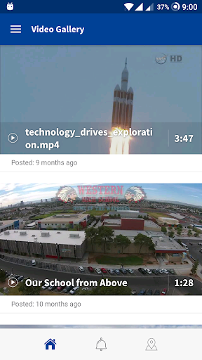 Screenshot of Western High School