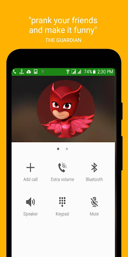 CALL Pj Heroes Masks - Calling simulation