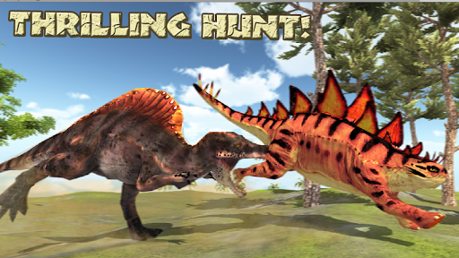 Android application Hungry Spino Coastal Dino Hunt screenshort