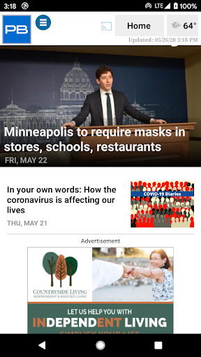 Rochester Post Bulletin Screen 3