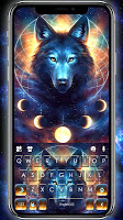 screenshot of Dream Night Wolf Theme