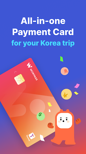 Android application WOWPASS: Go Cashless in Korea screenshort