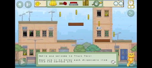 Trash Toss Screen 2
