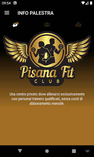 Android application Pisana Fit screenshort