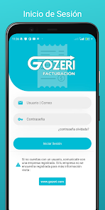 Screenshot 1 Gozeri Facturación android