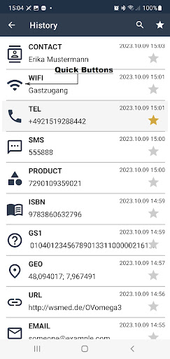 Android application Smart Scanner screenshort
