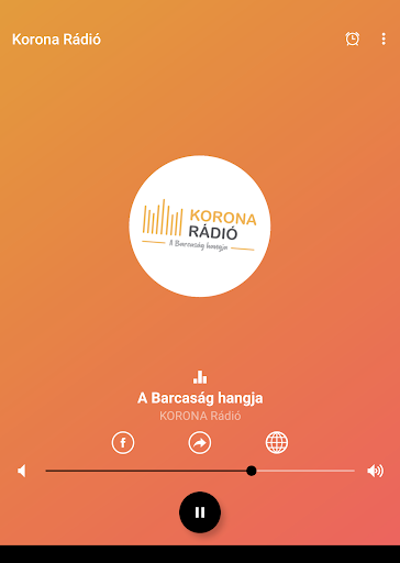 Android application Korona Rádió screenshort