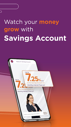 AU 0101: Savings, Credit, UPI Screen 3