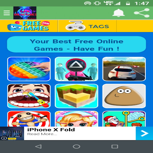 P.B.M. Online Games Screen 3