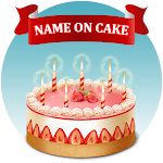 Cover Image of Download Name On Birthday Cake  APK