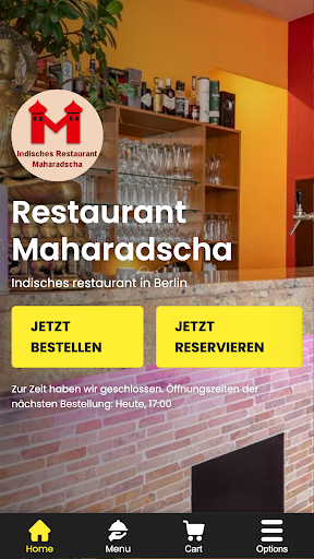 Android application Restaurant Maharadscha screenshort