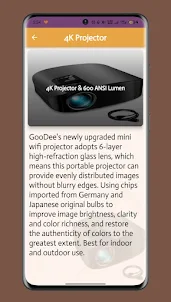 GooDee Projector 4K Guide