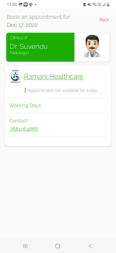 Ramani Healthcare Screen 3