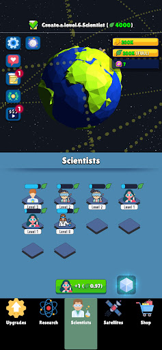 Android application Ever Beyond: Idle Space Game screenshort