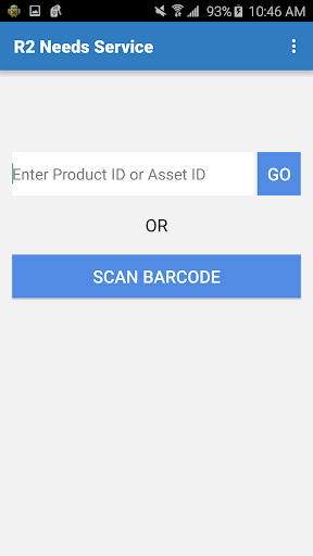 Android application R2 Needs Service screenshort