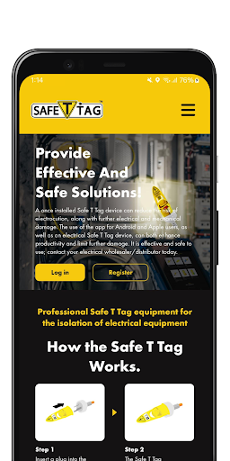 Safe T Tag Screen 2