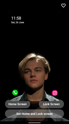 Android application Leonardo Dicaprio wallpaper 4K screenshort