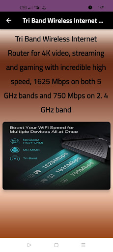 Android application TP-Link AX6000 Router guide screenshort
