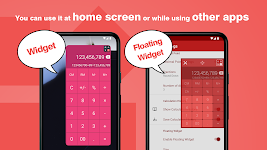 screenshot of Calculator - Floating Widget
