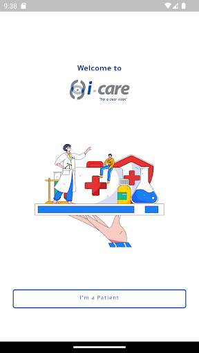 Android application Icare screenshort