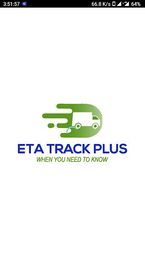 Android application ETA Track Plus screenshort